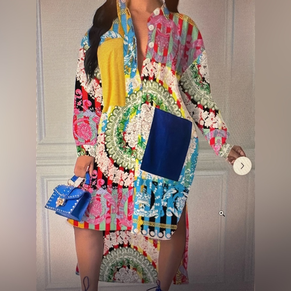 Plus Size Boho Dress,